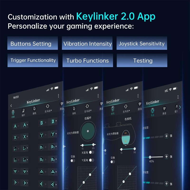 Machenike G1Pro PC Controller with TMR Joystick, 1000Hz Wireless Gaming