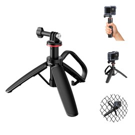SMALLRIG Portable Mini Desktop Tripod for Action Camera, Tripod in Carabiner Shape with 360° Action Camera Adapter for GoPro Hero 13/12/ 11, for DJI Osmo Action 5 pro/ 4/3, for Insta360 Ace Pro 2