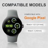 3 Pack Case with Screen Protector Compatible with Pixel Watch