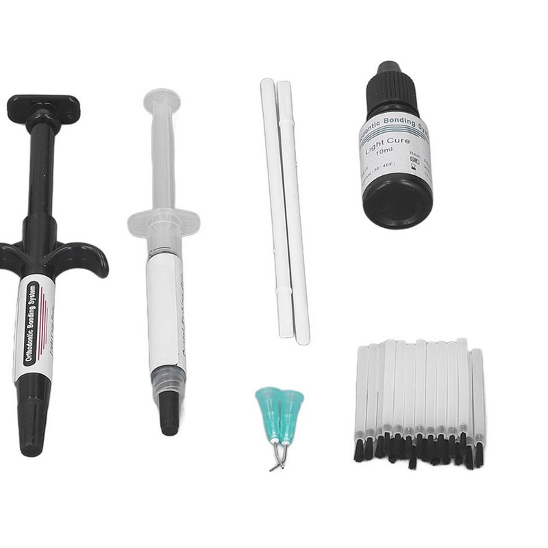 Dental Adhesive Cure Syringe High Bond Strength Orthodontic Dental Bonding