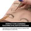 Pretty memory 2 Layer Lash Mannequin Head, Realistic Eyelash Mannequin