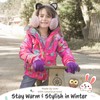 Rahhint Wool Kids Gloves for Boys Girls Winter Thermal Double