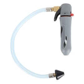 Threaded Drain Gun Efficient Versatile CO2 Cartridge Drain Gun Blaster Cleaner with Flexible Hose for AC Condensate Line Gray