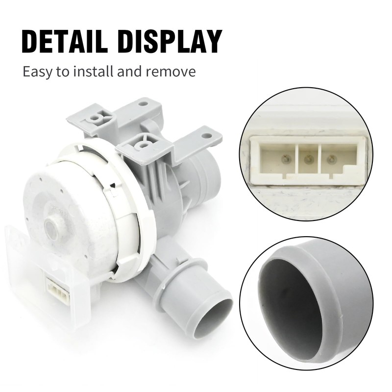 EATAKWARD AHA75673404 Drain Pump Assembly for Front-loading Washing Machines Replacement