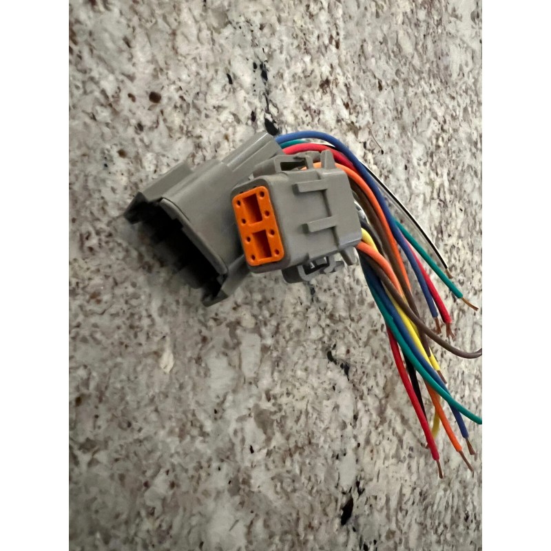 Deutsch 18 AWG Deutsch DTM 8 Pin Automotive Wire Waterproof