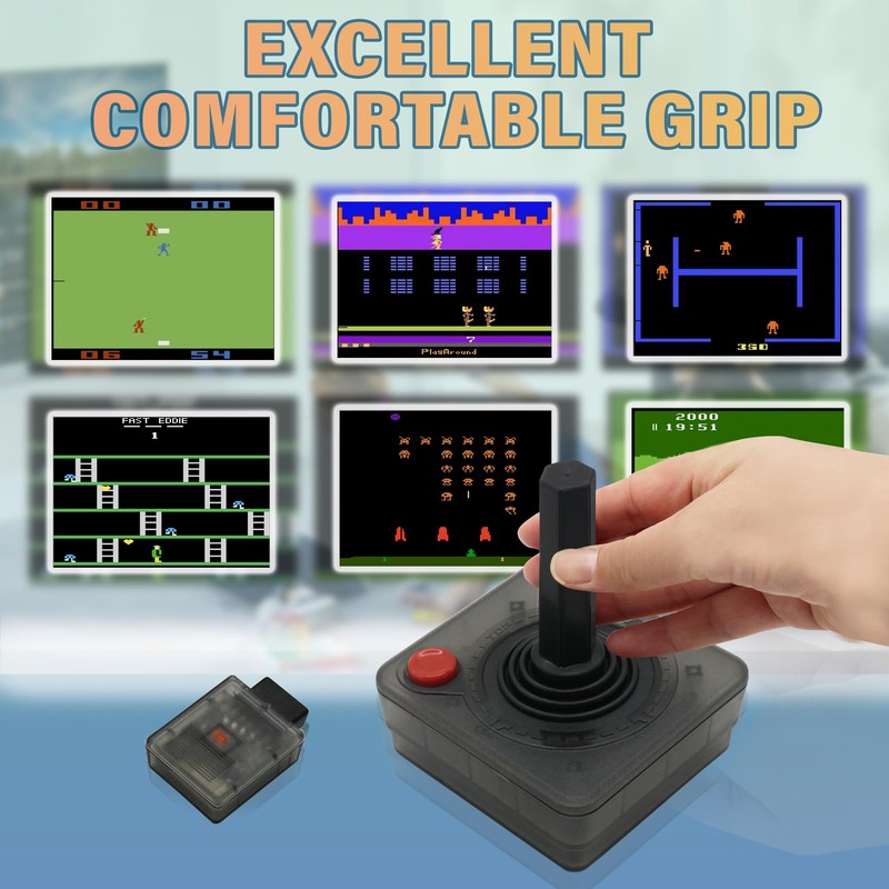 Atari Joystick Controller - Action Buttons/Four-Way Joystick, Power Saving -