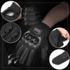 KEYSDEX Full-Finger Motorcycle Gloves, Men & Women, Black, Large