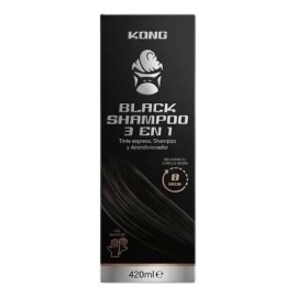 Shampoo Colorante Kong 3 En 1 Cubre Canas Fácil