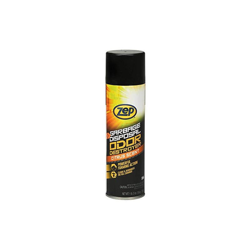 Zep Foaming Garbage Disposal Odor Destroyer - 19 Ounces -