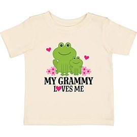 inktastic My Grammy Loves Me Granddaughter Baby T-Shirt 18 Months Natural 41fad