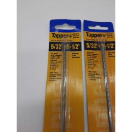 Hillman 2X Hillman 375222 Carbide Tipped Straight Shank Drill Bit 5/32 x 5-1/2 L in