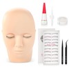 Cocoarm Lashes Kit for Beginner Eyelash Extensions Practice Set Mannequin