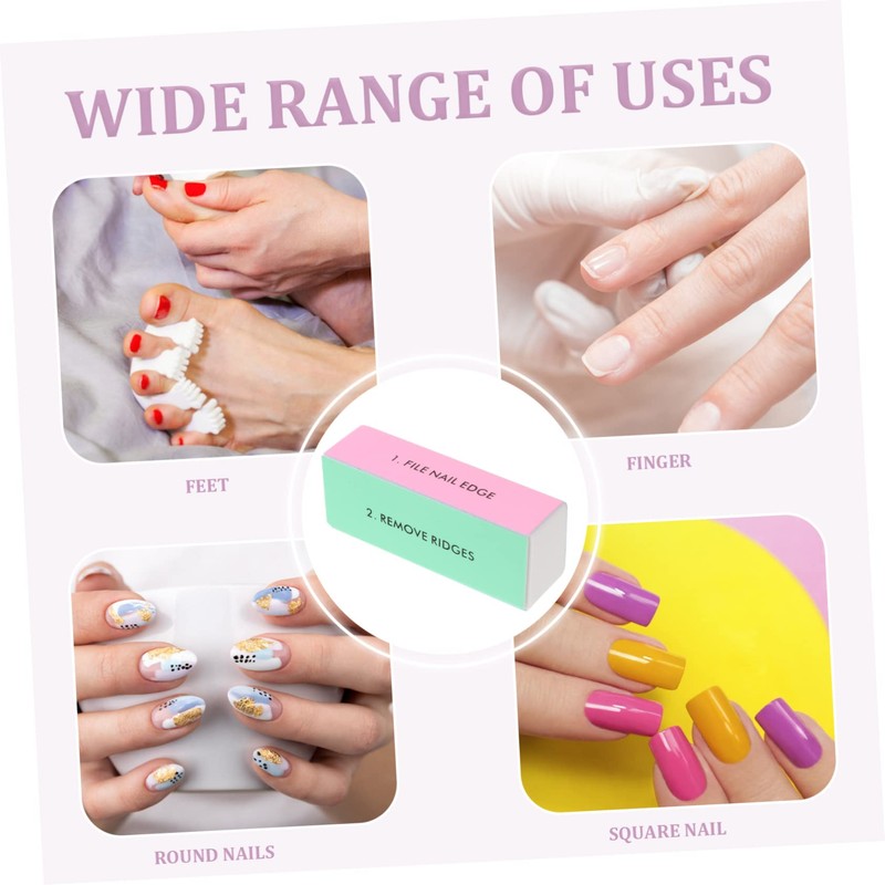 OHPHCALL Essential Nail Care Tools 10 Count 4 Way Nail