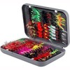 ANCLLO 100Pcs Fly Fishing Kit - Dry and Wet Flies