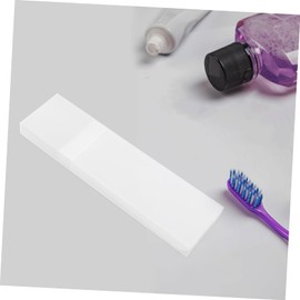 NOLITOY Travel Tongue Scraper Container Plastic Reusable Tongue Scraper Case Tongue Scraper Protection Plastic Box