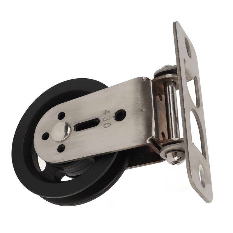 Pulley Wheel Bidirectional Rust Proof Silent Rotation Traction Wheel for