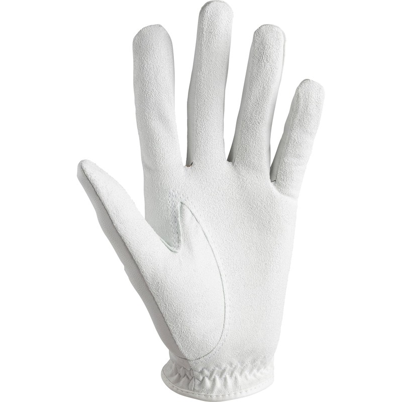 FootJoy Nanorock Women's Golf Gloves, White, 7.1 inches (18 cm),