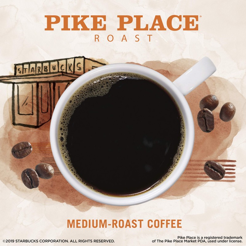 Starbucks VIA Instant Coffee, Medium Roast Coffee, Pike Place Roast,