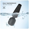 MANFLY Rechargeable Mini Back Massage, Handheld Quiet Powerful Neck Muscle