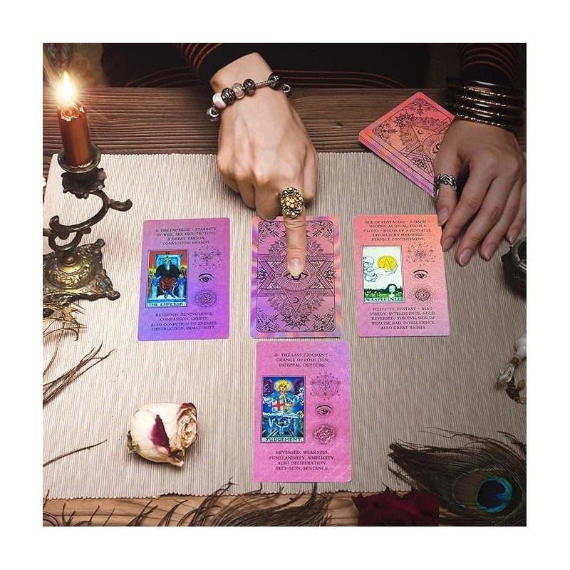 MSTRCORA Tarot Cards Deck, Luxury Tarot Card Deck, Splendid Classic