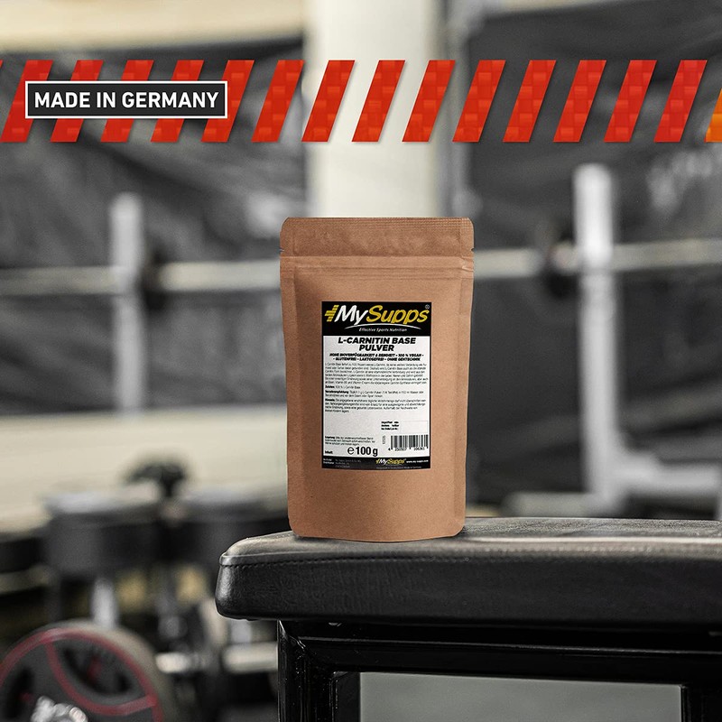 MySupps- L-Carnitine Base, Ultra-Fine L-Carnitine Base Powder in Environmentally Friendly