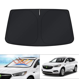 KUST Parasol para parabrisas Buick Encore 2020 2021 2022 2023, protector de parasol plegable bloquea los rayos UV para mantener tu coche fresco