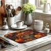 Fall Pumpkin Kitchen Drying Mat 16x18 Inch - Autumn Maple
