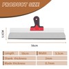 Trumego Notched Squeegee for Cement Self-Leveling Epoxy Floor Squeegee Cement