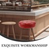 PRETYZOOM 13-Inch Round Bar Stool Seat Cushion Replacement, PU Foam