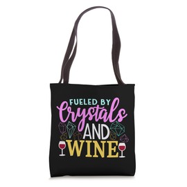 Wine Crystal Healing Crytals Crystals and Stones Spiritual Tote Bag