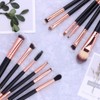 Docolor Eyeshadow Brush Set, 6 Pieces, Double-Sided Eye Make-Up Brush,