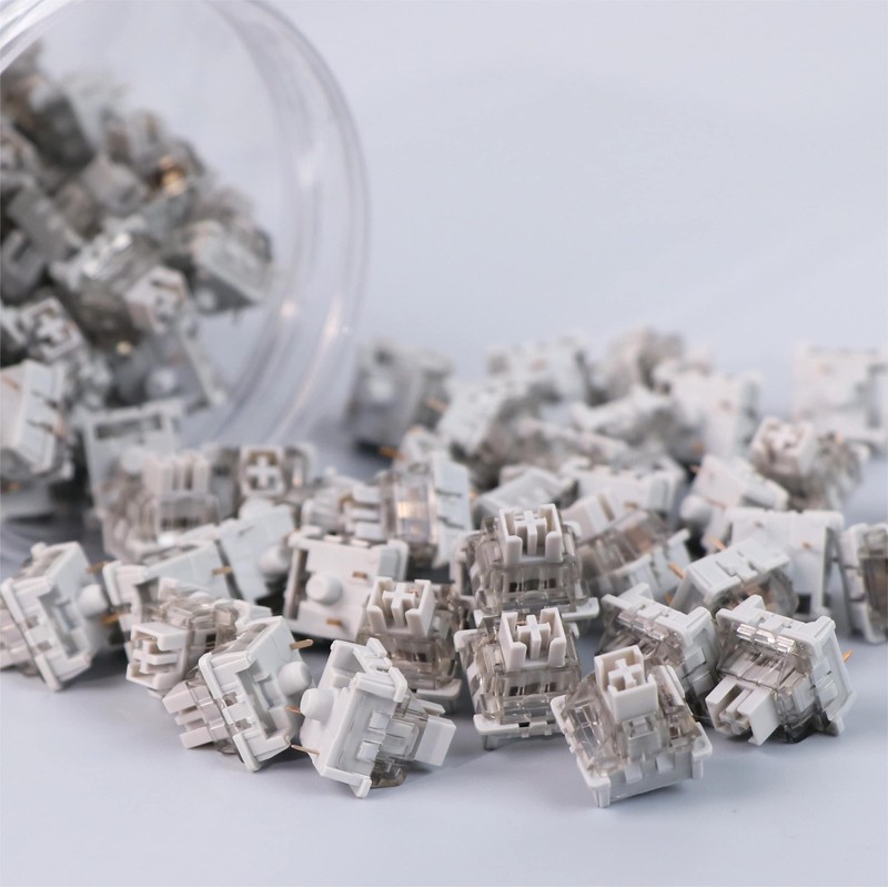 EPOMAKER LEOBOG Graywood V3 Switch Set, Linear Cearmy Switch, 40gf,