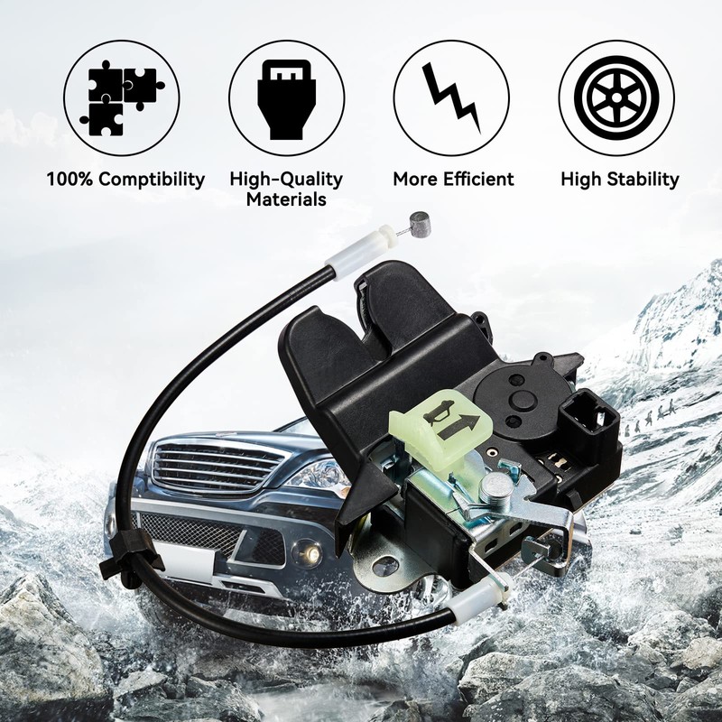 SYERAL Trunk Latch Actuator Replacement for 2011-2015 Hyundai Sonata Tailgate