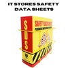 Performore Safety Data Sheets Binder Display Rack, SDS/MSDS Display Holder