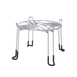 BOKKRALL Stainless Steel Detachable Stand 9'' Diameter 6'' Tall Fit for Most Medium Gravity Water Filter System Countertop Stand Compatible with Berkey Water Filter Systems