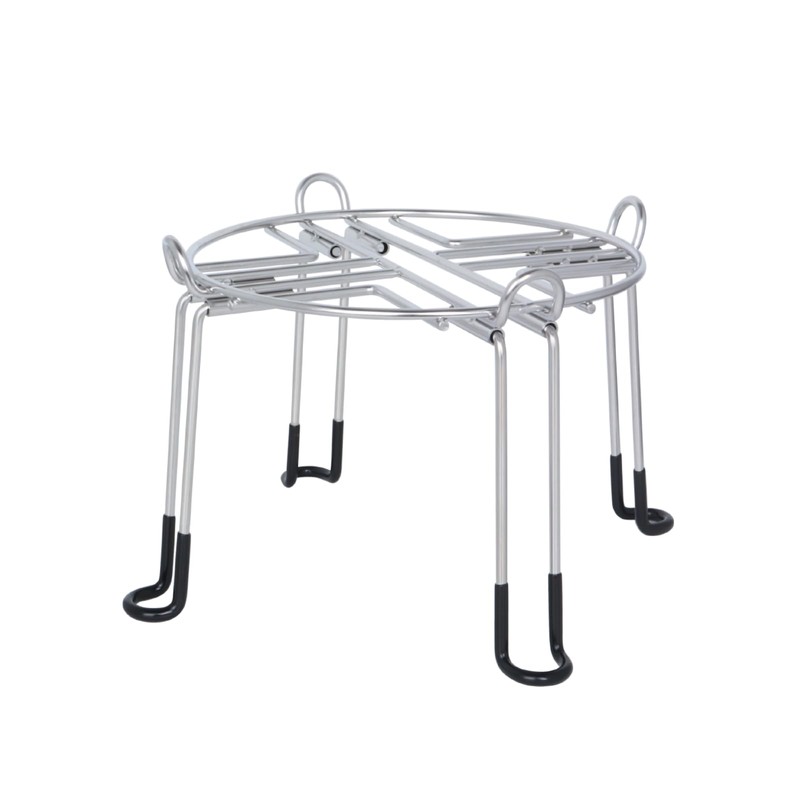 BOKKRALL Stainless Steel Detachable Stand 9'' Diameter 6'' Tall Fit