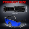 Retisee Red Light Flashlight with Protective Glasses LED Single Mode