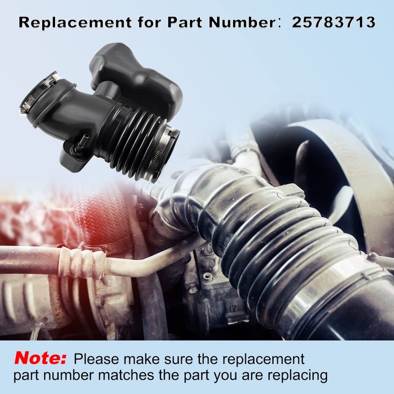 WMPHE Air Intake Hose Replacement for 25783713 Compatible with 2009