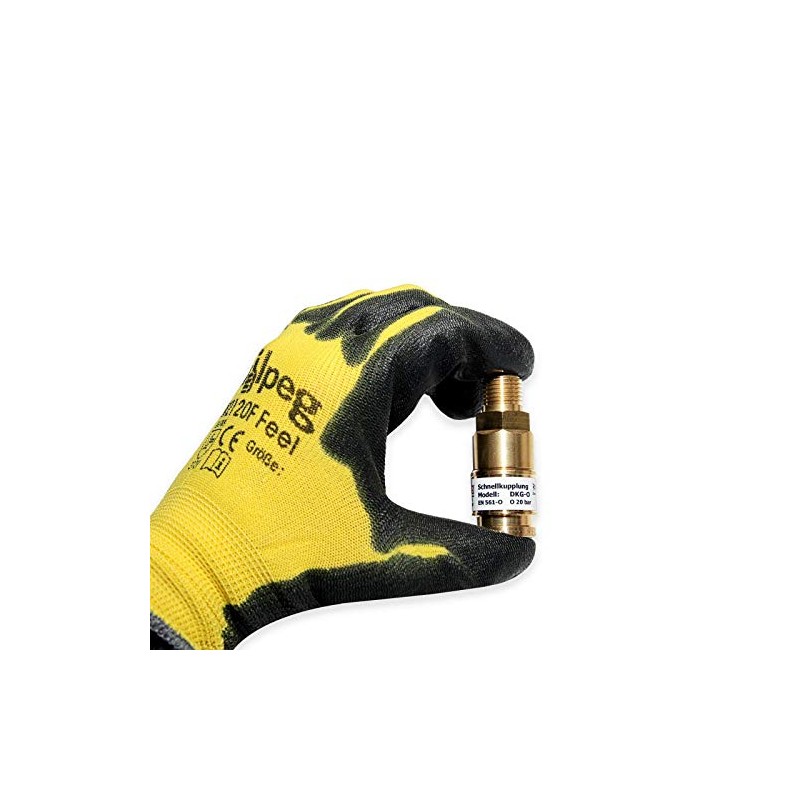 IBEDA Quick Coupling DKG Hose Coupling with Male Thread, Automatic