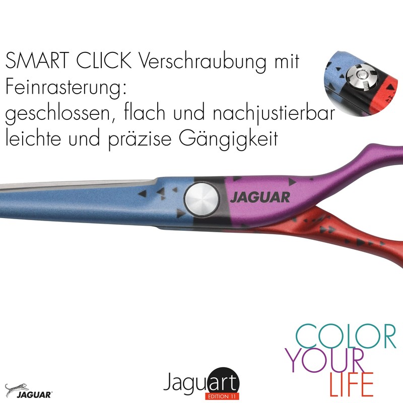 JAGUAR Haarschere JaguART FOCUS ON 5.5" | ergonomische Griffstellung