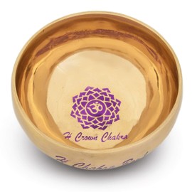 Tibetan Singing Bowl Crown Chakra Tone H