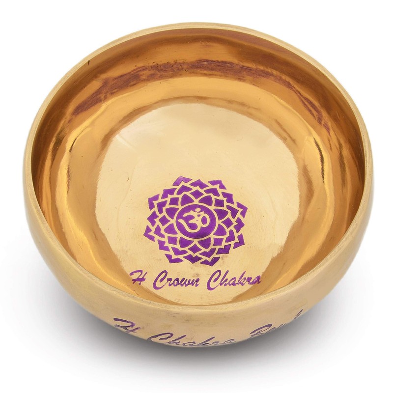 Tibetan Singing Bowl Crown Chakra Tone H