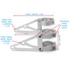 High Quality 39mm CNC Brushed Aluminium Fork Mounted Motorcycle Motorbike