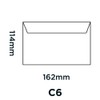 Blake Business C6 114 x 162 mm 120 gsm Peel