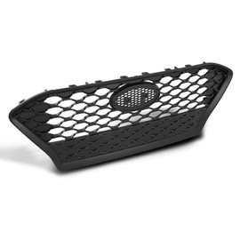 PIT66 Front Bumper Radiator Grille Compatible with Hyundai Kona 2018-2021 86350J9000 Black