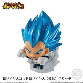 Bandai Dragon Ball Super Warriors Chou Senshi Mini Figure 5 Goku Gohan Broly Shenron - Vegeta (Super Saiyan Blue Evolved)