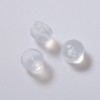 Silicone Earring Backs, Clear Earring Backings, 12PCS Soft Earring Stoppers,