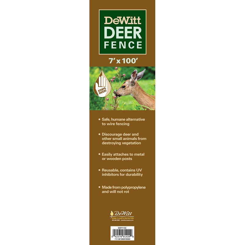Dewitt DDF7100 Deer Fence Netting, 100-Feet Length
