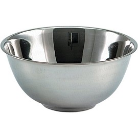 SSW 465128 Bowl Made of Rust-Proof Stainless Steel Easy-Care Polished Interior and Exterior Diameter 28 cm Silver