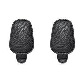 Dafape Sunglasses Holder for Car Visor, Magnetic Glasses Clip, Glasses Hanger, Clip, Ticket Card Clip, 2 Packs Car Interior (Black)